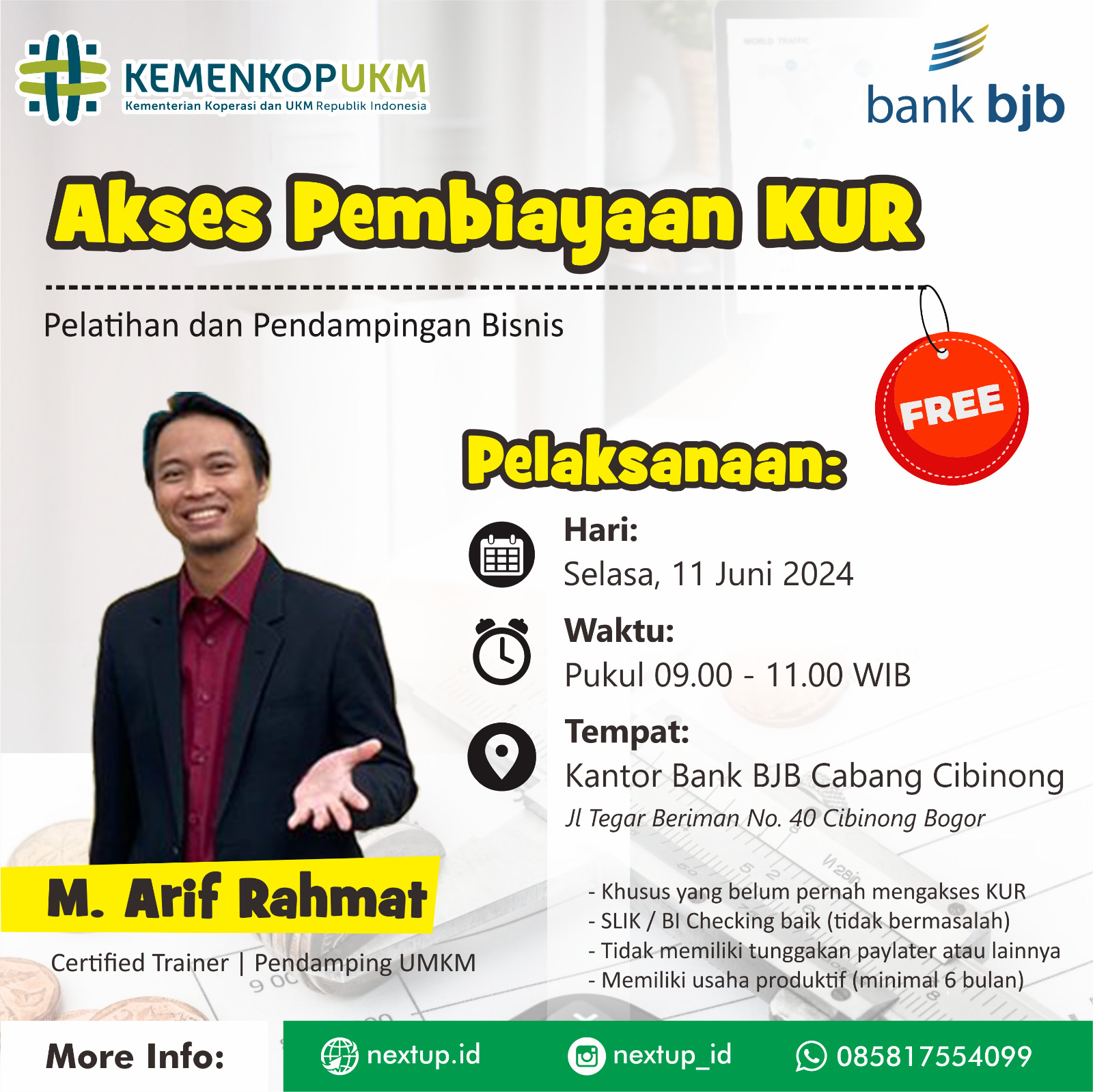 Seminar Pembiayaan Usaha - Nextup ID