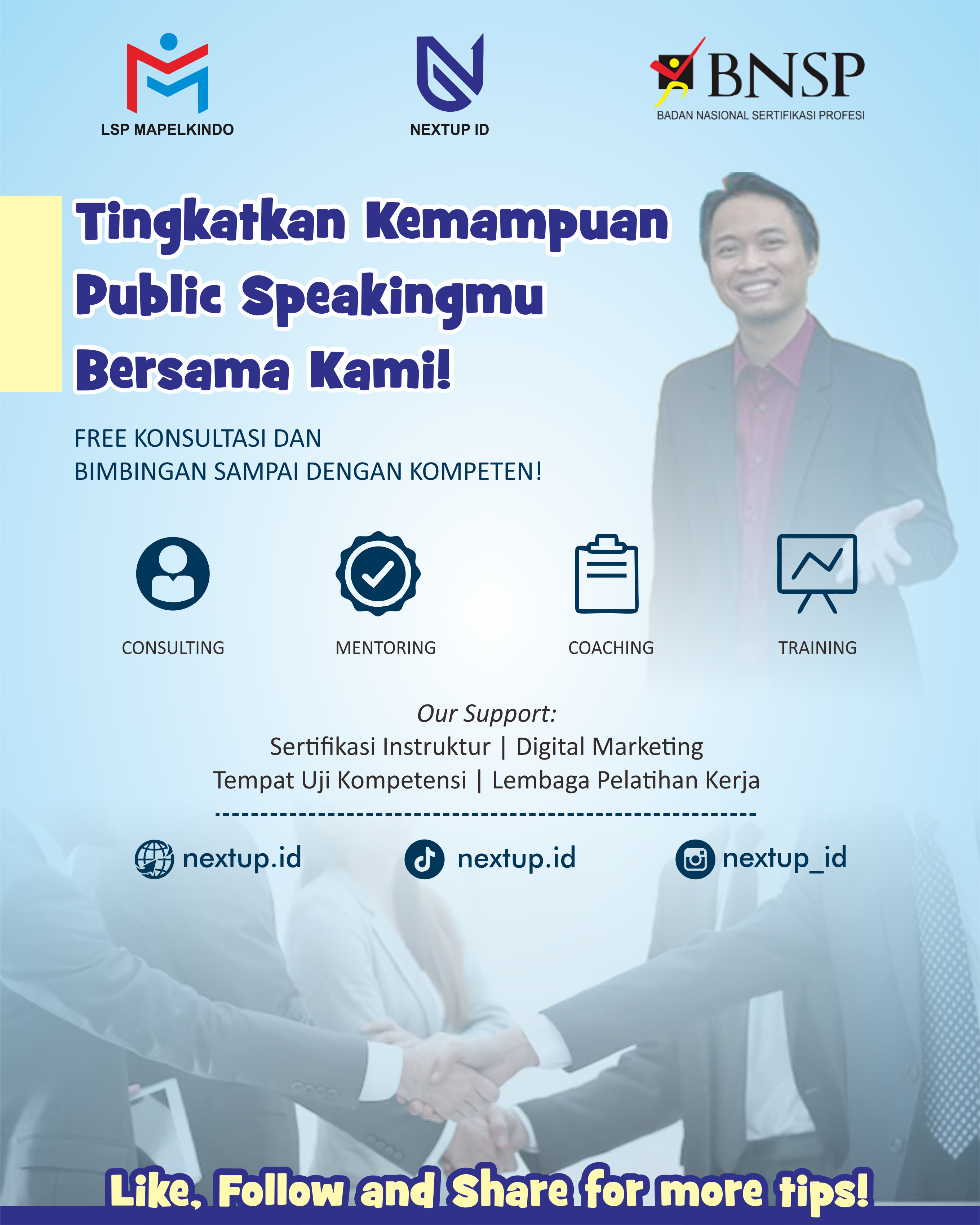 sertifikasi instruktur bnsp