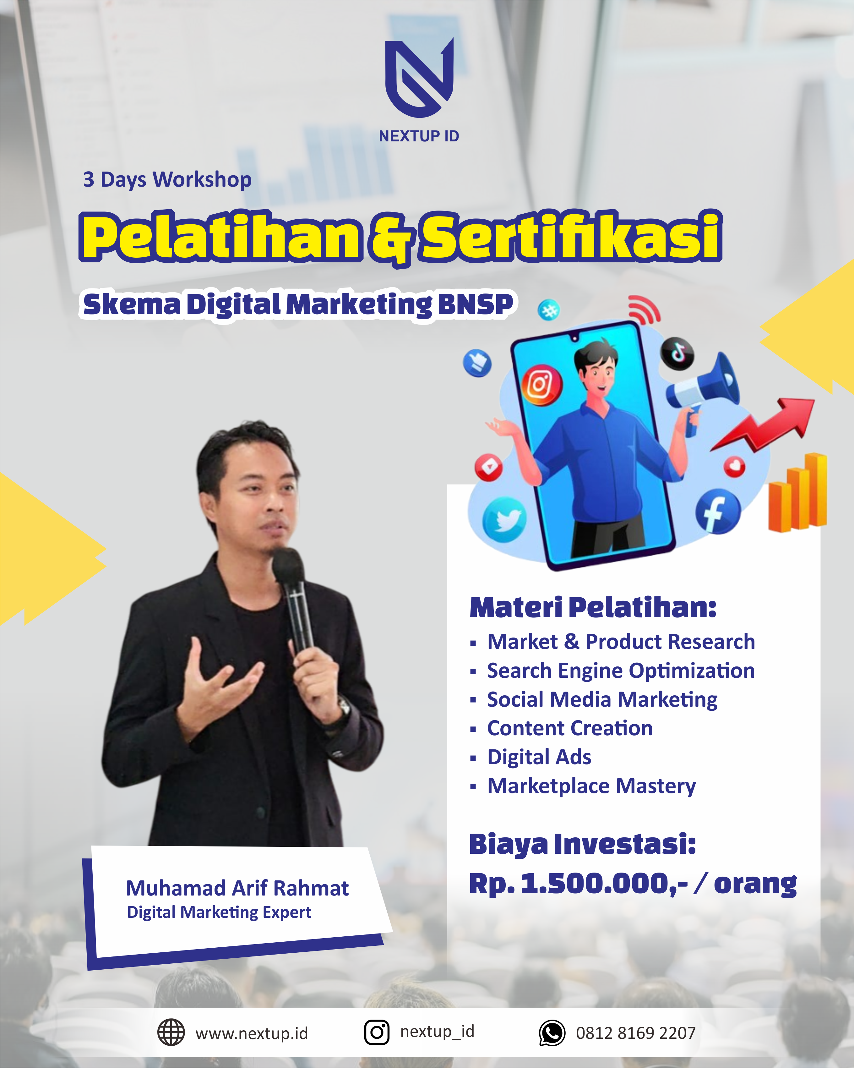 Sertifikasi Digital Marketing - Nextup ID