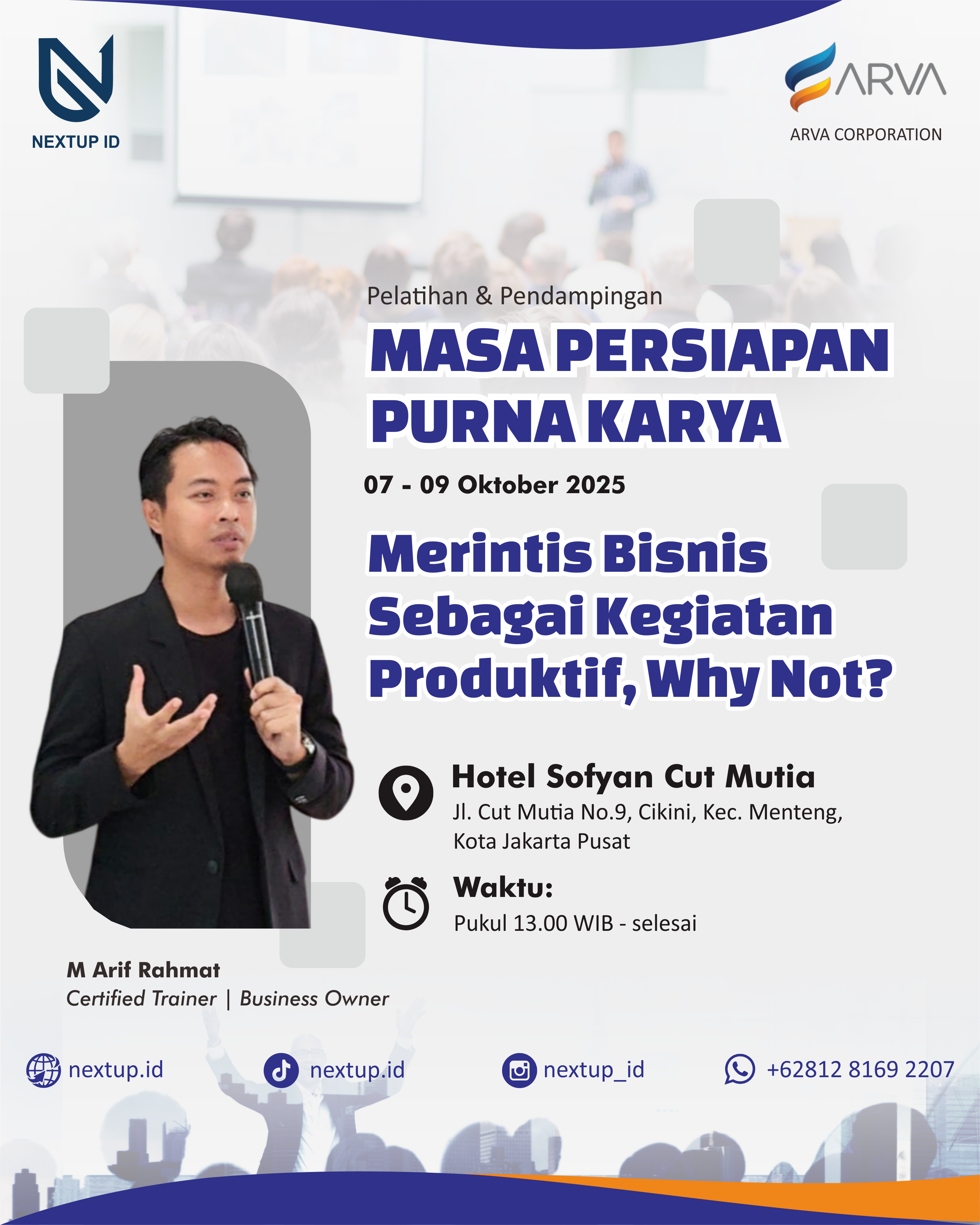 Pelatihan Masa Persiapan Pensiun - Nextup ID