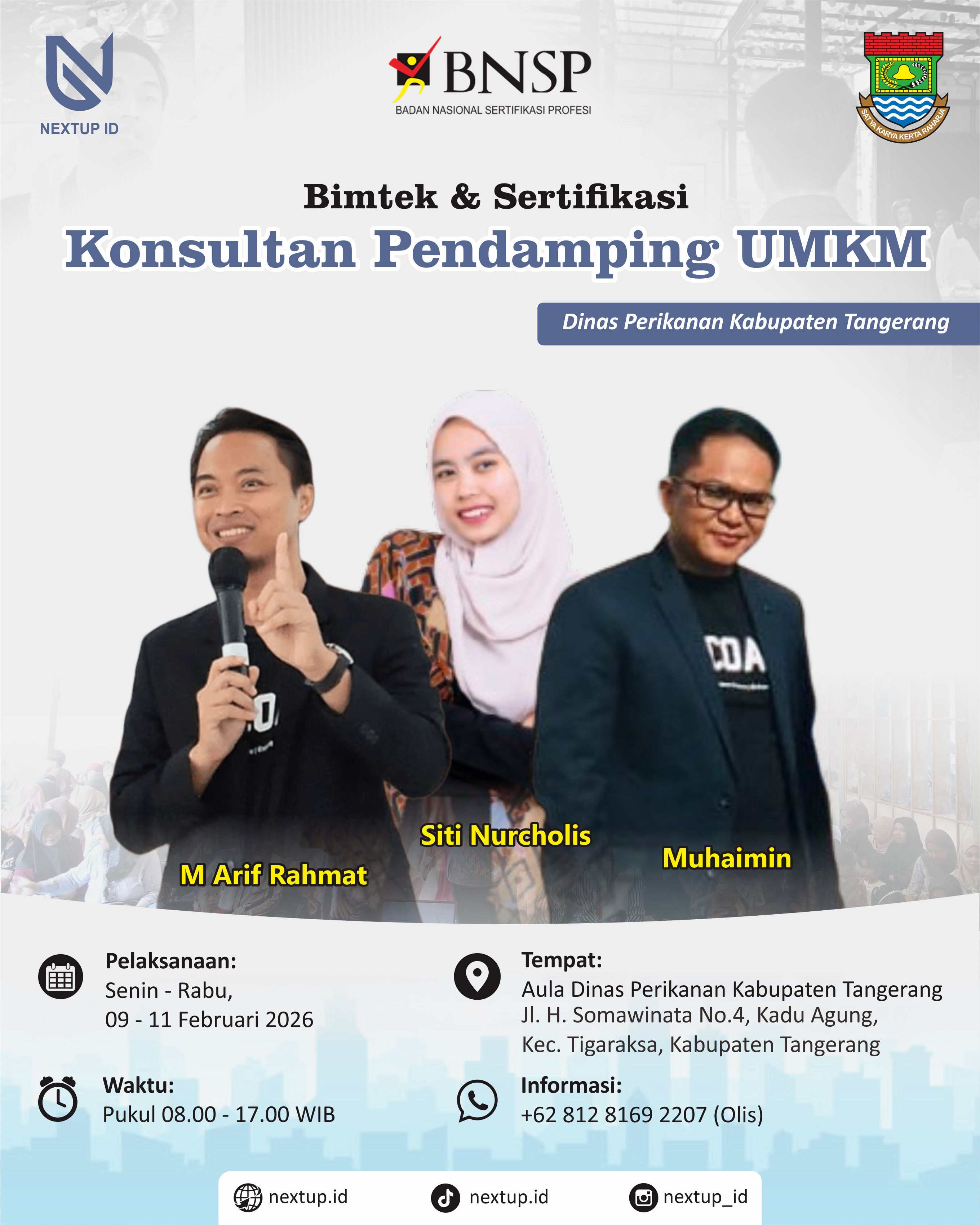 Sertifikasi Instruktur BNSP - Nextup ID