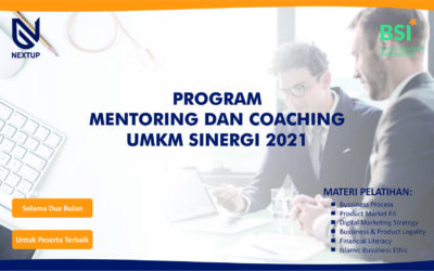 Program Mentoring dan Coaching UMKM Sinergi 2021