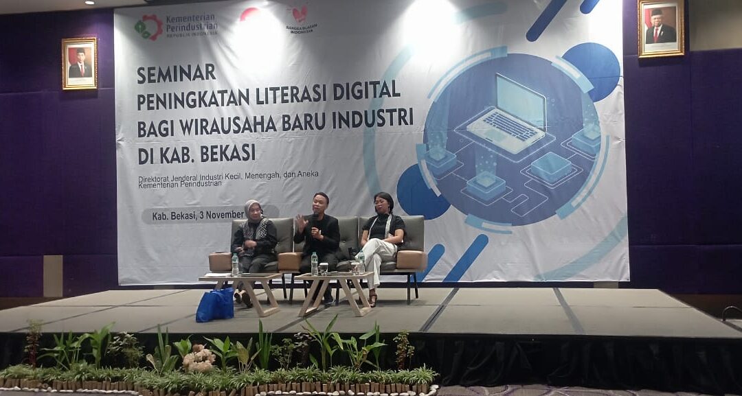 Seminar Peningkatan Literasi Digital untuk UMKM bersama Kemenperin